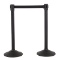 US Weight - U2000 Sentry Stanchion with 6.5 Foot Retractable Belt – Easy Connect Assembly (2-Pack) B