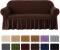 Universal Sofa Slipcover with Skirt 1-Piece Fitted Couch Cover All-Purpose Furniture Protector Washa