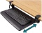 Stand Up Desk Store Compact Clamp-On Retractable Adjustable Keyboard Tray/Under Desk Keyboard Tray |
