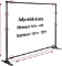 T-SIGN 5x7-8x10 ft Heavy Duty Backdrop Banner Stand Thicker Professional Large Telescopic Display St