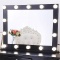 Dimmable Lighted Vanity Mirror for Bedroom with 3 Color Changing Hollywood Makeup Mirror with Lights