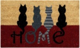 Better Trends Cat Home Coir Door Mat