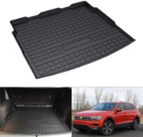 Powerty Trunk Mat All Weather TPO Rear Cargo Liner for VW Volkswagen Tiguan 2018 2019 2020