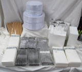 800 pcs SILVER PLASTICWARE