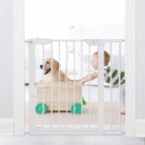 Fairy Baby Narrow Baby Gates for Doorway Stairs Indoor Child Gate for Kid or Pet Dogs Walk Through P