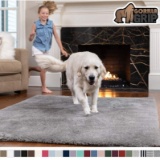 Gorilla Grip Original Faux-Chinchilla Area Rug 7.5x10 Feet Super Soft and Cozy High Pile Washable Ca