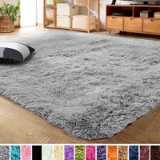 LOCHAS Ultra Soft Indoor Modern Area Rugs Fluffy Living Room Carpets for Children Bedroom Home Decor