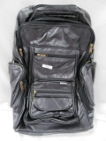 LEATHER ROLLING BACKPACK