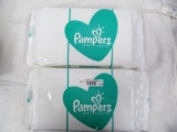 PAMPERS SENSATIVE WIPES APPROX 64 PER PACKAGE