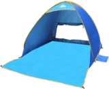 OutdoorsmanLab Automatic Pop Up Beach Tent Lightweight For Family with UV 50+ Protection Easy Carryi