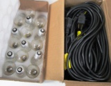 48ft  Commercial Outdoor Light ( socket and cord black)