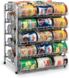 Easy Can Organizer for Pantry 5-Tier Can Rack Can Storage Dispenser for Canned Foods Holds Up 60 can