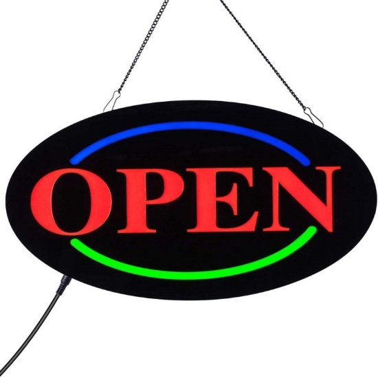 LED Open Sign ACELED LED Business Open Sign Advertisement Board Electric Display Sign3 Modes Slow Fl