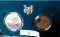 1992 COLUMBUS QUINCENTENARY SILVER DOLLAR & HALF DOLLAR SET (2) ~ UNCIRCULATED ~ PRESENTATION BOX ~