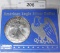 1997 AMERICAN EAGLE SILVER DOLLAR ~ CARDED ~ LITTLETON COIN COMPANY