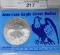 1998 AMERICAN EAGLE SILVER DOLLAR ~ CARDED ~ LITTLETON COIN COMPANY