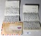 LOT OF 2 LOVE LETTERS FROM MILITARY (1969 VIETNAM WAR) (NOTE THE 