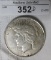 1922D PEACE SILVER DOLLAR