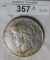 1922D PEACE SILVER DOLLAR