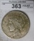 1922S PEACE SILVER DOLLAR