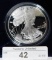 2002 AMERICAN SILVER DOLLAR EAGLE ~ PROOF ~ PRESENTATION BOX ~ COA