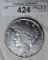 1923D PEACE SILVER DOLLAR