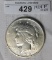 1924P PEACE SILVER DOLLAR