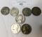 LOT OF 7 1943-1944-1945 JEFFERSON NICKELS