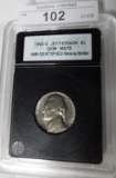 1968S JEFFERSON NICKEL ~ Gem ~ MS70 ~ SLAB