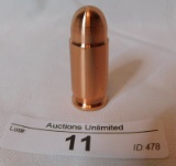 1 OZ .999 COPPER BULLET (this is a collectible item not for use in firearm)