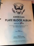 AMERICAN PLATE BLOCK ALBUM 1944-1960 ~ 58 PAGES ~ WE DO NOT KNOW VERY MUCH ABOUT STAMPS ~ THIS IS WA