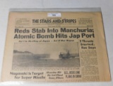 VINTAGE STARS & STRIPES NEWSPAPER ~ 1945