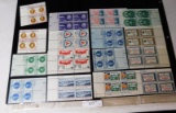 LOT OF STAMP PLATE BLOCKS