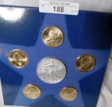 2008 US MINT ~ ANNUAL UNCIRCULATED DOLLAR COIN SET ~ PRESENTATION CARDED