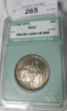 1925 STONE MOUNTAIN SILVER HALF DOLLAR ~ MS67 ~ SLAB