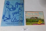 VINTAGE GUIDE FOR GOOD LIVING YWCA & ATIONAL COWBOY HALL OF FAME ALBUM PRINTS