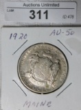 1920 MAINE CENTENNIAL HALF DOLLAR ~ SG ~ AU50