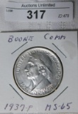 1937P DANIEL BOONE COMMEMORATIVE ~ SG ~ MS65