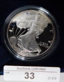 2004 AMERICAN EAGLE SILVER DOLLAR ~ PROOF ~ PRESENTATION BOX ~ COA