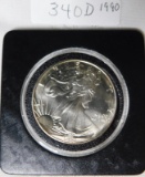 1990 AMERICAN EAGLE SILVER DOLLAR