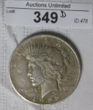 1922D PEACE SILVER DOLLAR