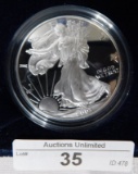 2003 AMERICAN EAGLE SILVER DOLLAR ~ PROOF ~ PRESENTATION BOX ~ COA