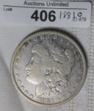 1881O MORGAN SILVER DOLLAR