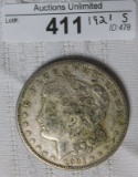 1921S MORGAN SILVER DOLLAR