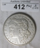 1921S MORGAN SILVER DOLLAR