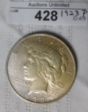 1923P PEACE SILVER DOLLAR