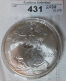 2000 AMERICAN EAGLE SILVER DOLLAR