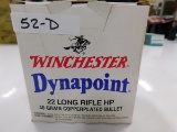 AMMO ~ WINCHESTER DYNAPOINT 22 LR HP 500 CARTRIDGES