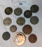 MISC. LOT OF VINTAGE & ANTIQUE AMERICAN COINAGE
