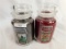 NEW LOT OF 2 YANKEE CANDLE SPICY PEPPERBERRY & SPRUCE, MOUNTAIN LODGE